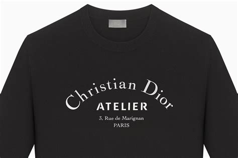 christian dior atelier shirt zwart|Christian Dior atelier jumper.